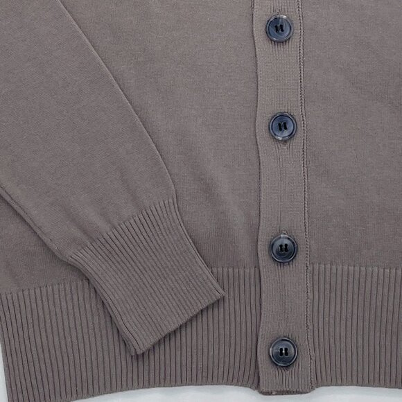 Ami Taupe Brown Cardigan sweater Unisex - Picture 5 of 6